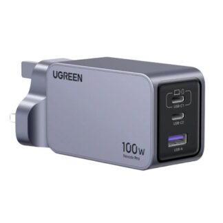 UGREEN Nexode Pro 100W 3-Port GaN Fast Charger Set UK - UG-25875