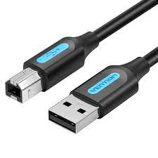 Vention 1M USB 2.0 A Male to B Male Cable Black PVC Type, COQBF