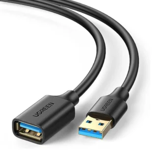 UGREEN USB 3.0 Extension Male Cable 3m Black - US129