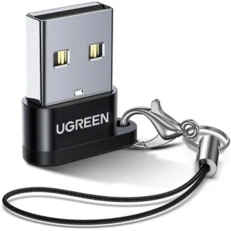 UGREEN USB A Male to USB-C Female Adapter Black - US280