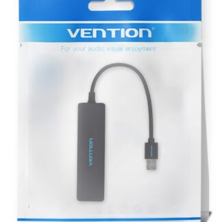 Vention 4 Ports USB3.0 Hub 0.15M Black - VEN CHKBB