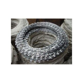 Galvanized 12M razor Wire, 450mm Diameter