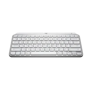 Logitech MX Keys Mini Minimalist Wireless Illuminated Keyboard - Pale Gray - 920-010499