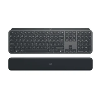 Logitech MX Keys Plus Advanced Wireless Illuminated Keyboard UK English with Palm Rest - 920-009406