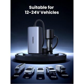 UGREEN 150W 4-Port GaN Fast Car Charger - EC706