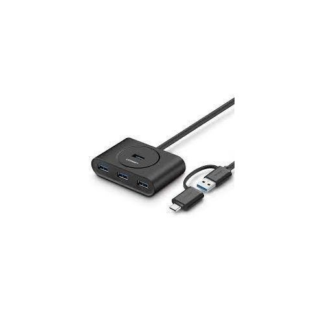UGREEN 4-Port USB 3.0 Hub with USB-C & USB-A 2-in-1 interface 1M Black - CR113