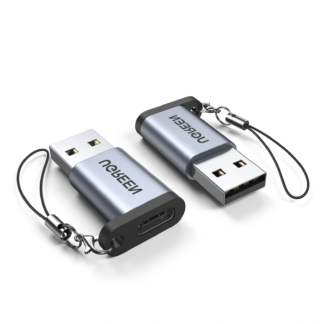 UGREEN USB-A 3.0 Male to USB-C 3.1 Female Adapter (Gray) - US276