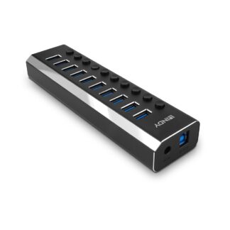 Vention USB B to USB 3.0 X7 HUB with individual Power switches And DC 5.5m Power Adapter - CHXBO-EU