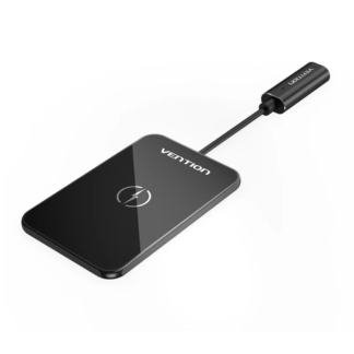 Vention Wireless Charger 15W Ultra-thin Mirrored Surface Type 0.05M Black, FGBBAG