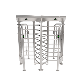 ZKTeco FHT2322D Full Height Turnstile with Fingerprint and RFID Access Control System