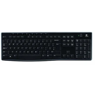 Logitech K270 Wireless Keyboard, Black - Model No: 920-003736