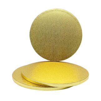 Round Gold Cake Drum 12″ (2kg)