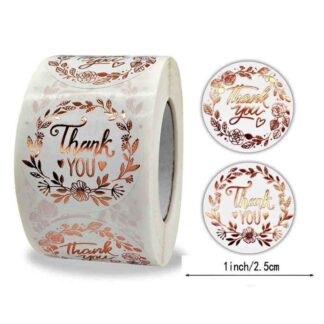 “Thank You” Sticker Roll