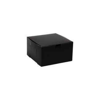 Black Cake Box ½kg – 8 x 8 x 4″